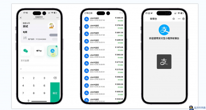 易支付精美设计的支付收银台模板，支持ApplePay，需要配合jspay-程序员阿鑫-带你一起秃头-第1张图片